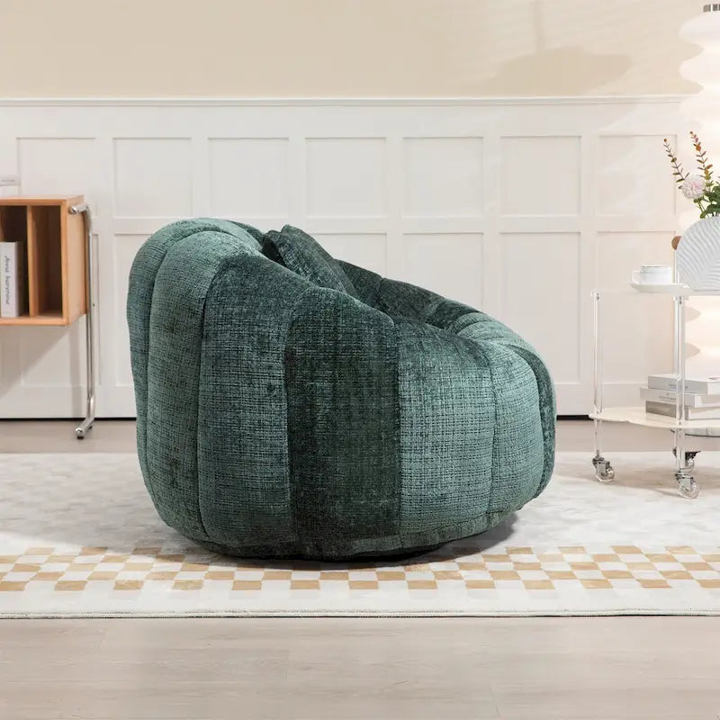 Fauteuil poire en chenille, canapé relaxant