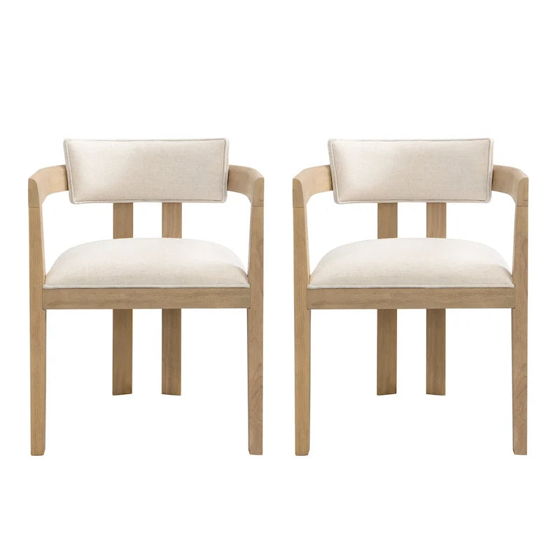 Chaise de salle à manger moderne et raffinée Conrad avec accoudoirs, par Christopher Knight Home