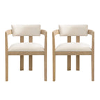 Chaise de salle à manger moderne et raffinée Conrad avec accoudoirs, par Christopher Knight Home