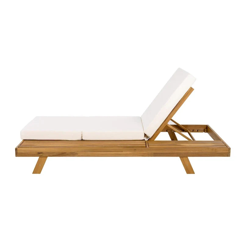 Christopher Knight Home Michael loungeset van acaciahout voor buiten, set van 2