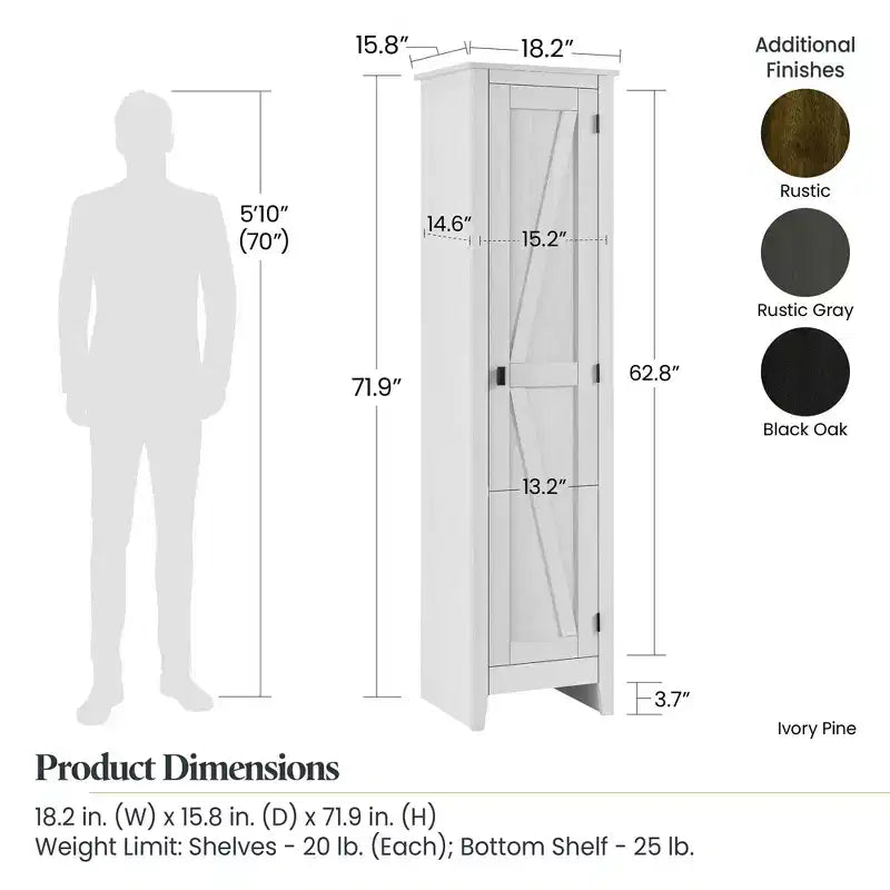 18 Wide Storage Cabinet