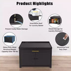 Black / White Heavy-Duty Metal Washer & Dryer Pedestal Stand ?C Single Unit, Anti-Vibration