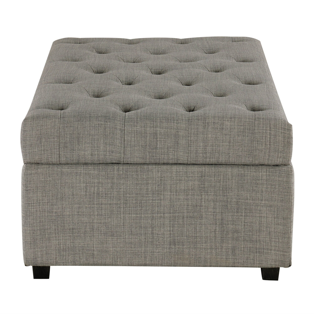 Opvouwbare slaapbank, poef van 49,6 inch met opvouwbare slaapbank, converteerbare slaapplaats met traagschuimmatras en gecapitonneerd ontwerp
