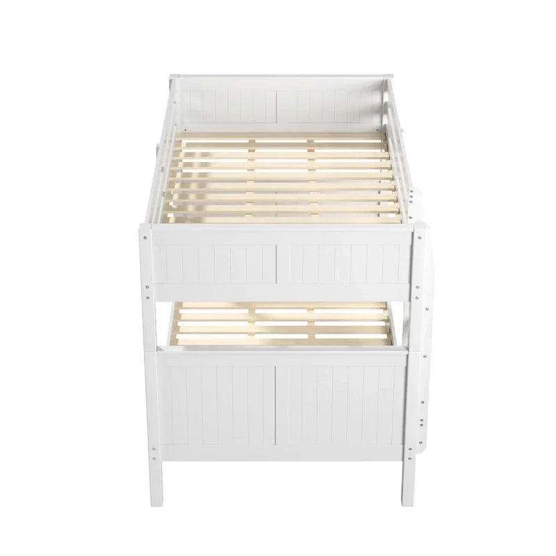 Camaflexi Etagenbett Full über Full mit ausziehbarem Twin-Bett – Kopfteil mit Paneelen