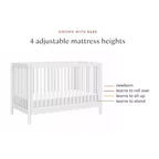 Babyletto Swell 4-in-1 Convertible Crib with Toddler Bed Conversion Kit