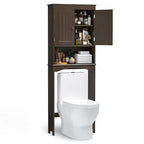 Armoire de rangement pour salle de bains, meuble de rangement pour toilettes, étagère de salle de bains au-dessus des toilettes, toilettes gain de place