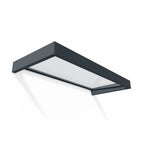 Auvent gris Sophia de 3 pi pour porte et fenêtre, transparent