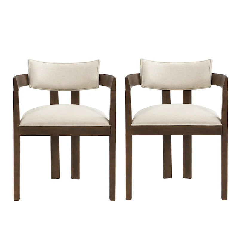 Chaise de salle à manger moderne et raffinée Conrad avec accoudoirs, par Christopher Knight Home