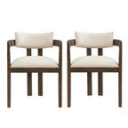 Chaise de salle à manger moderne et raffinée Conrad avec accoudoirs, par Christopher Knight Home