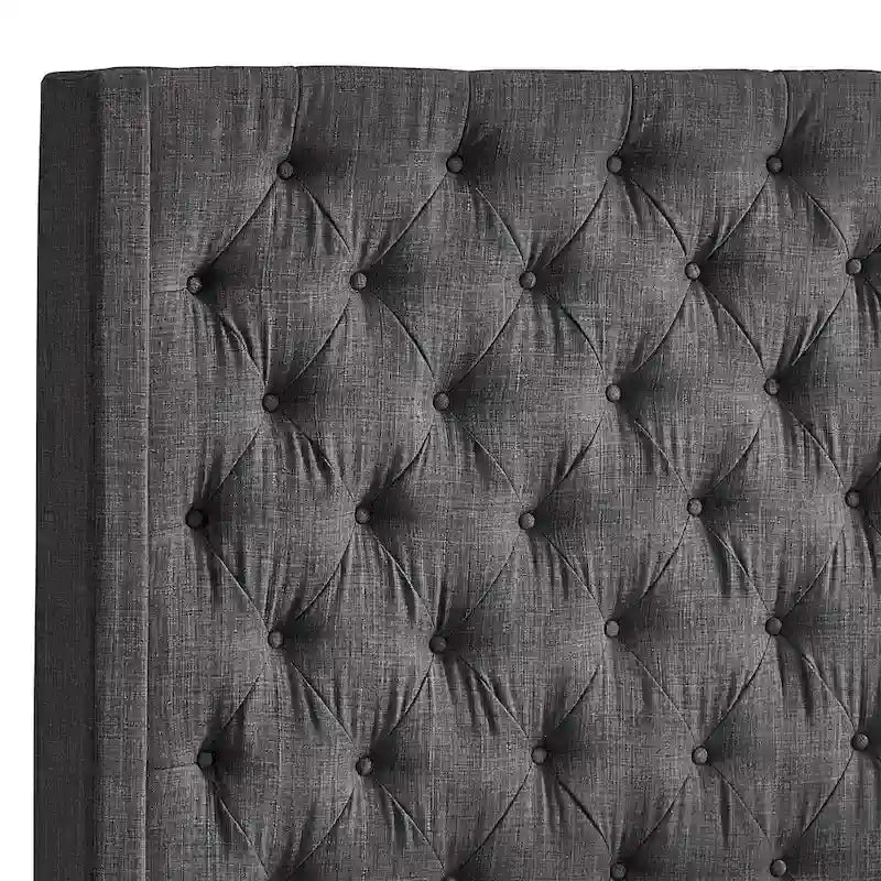 Naples-Kopfteil mit Knopfheftung und Wingback-Design, nur von iNSPIRE Q Artisan