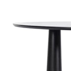 Dovelina ovale houten eettafel van 67 met 4 poten, moderne keukentafel voor 6 personen
