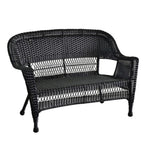 4-teiliges Sitzgruppen-Set aus Korbgeflecht für die Terrasse