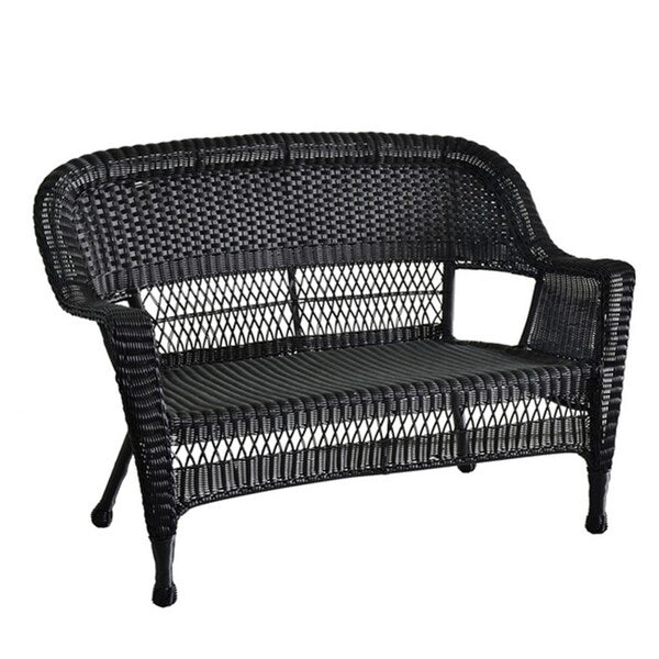 4-teiliges Sitzgruppen-Set aus Korbgeflecht für die Terrasse