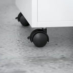Echo L-förmiger Schreibtisch mit Aufsatz und Schubladen