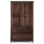 Kleiderschrank aus Massivholz mit 2 Türen – 41 x 72 x 22