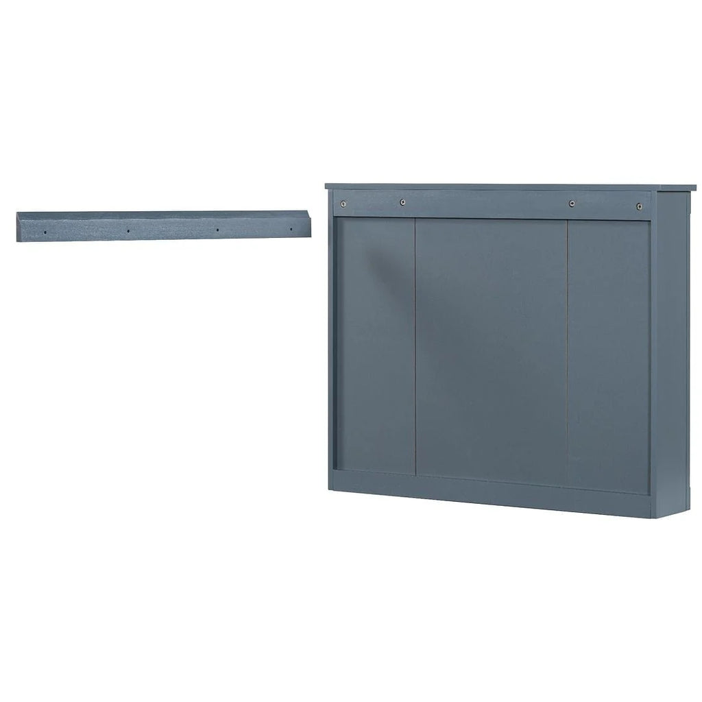 Meuble-lavabo moderne de salle de bains de 36 po avec vasque sur plan, armoire à miroir, 2 portes et 2 tiroirs