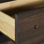Kleiderschrank aus Massivholz mit 2 Türen – 41 x 72 x 22