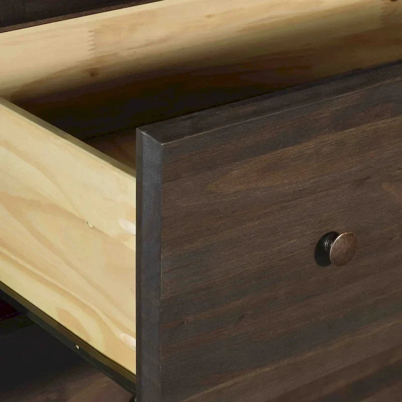 Kleiderschrank aus Massivholz mit 2 Türen – 41 x 72 x 22