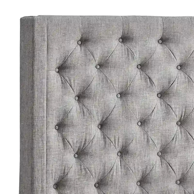 Naples-Kopfteil mit Knopfheftung und Wingback-Design, nur von iNSPIRE Q Artisan
