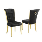 Best Quality Furniture D325-SC324-7 ronde eetkamerset met 5 delen