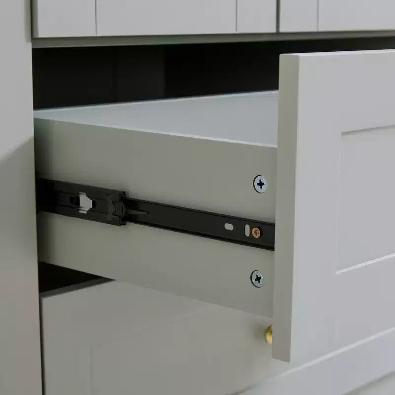 Whisen vrijstaande keukenkast van 71 inch hoog, grote opbergkast voor eetkamer met 6 deuren, verstelbare planken