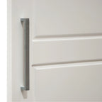 Palace Imports 100% Solid Wood Cosmo 3-Door Wardrobe Armoire with Solid Wood or Mirrored Doors