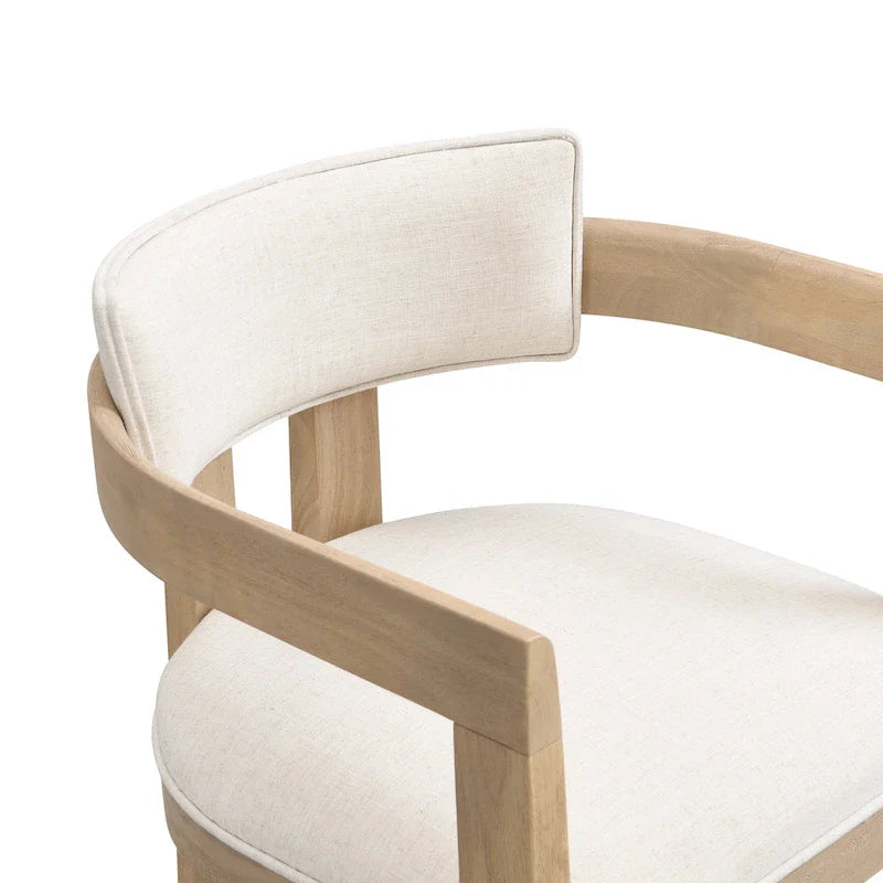 Chaise de salle à manger moderne et raffinée Conrad avec accoudoirs, par Christopher Knight Home
