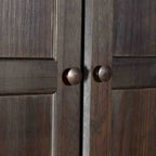 Kleiderschrank aus Massivholz mit 2 Türen – 41 x 72 x 22