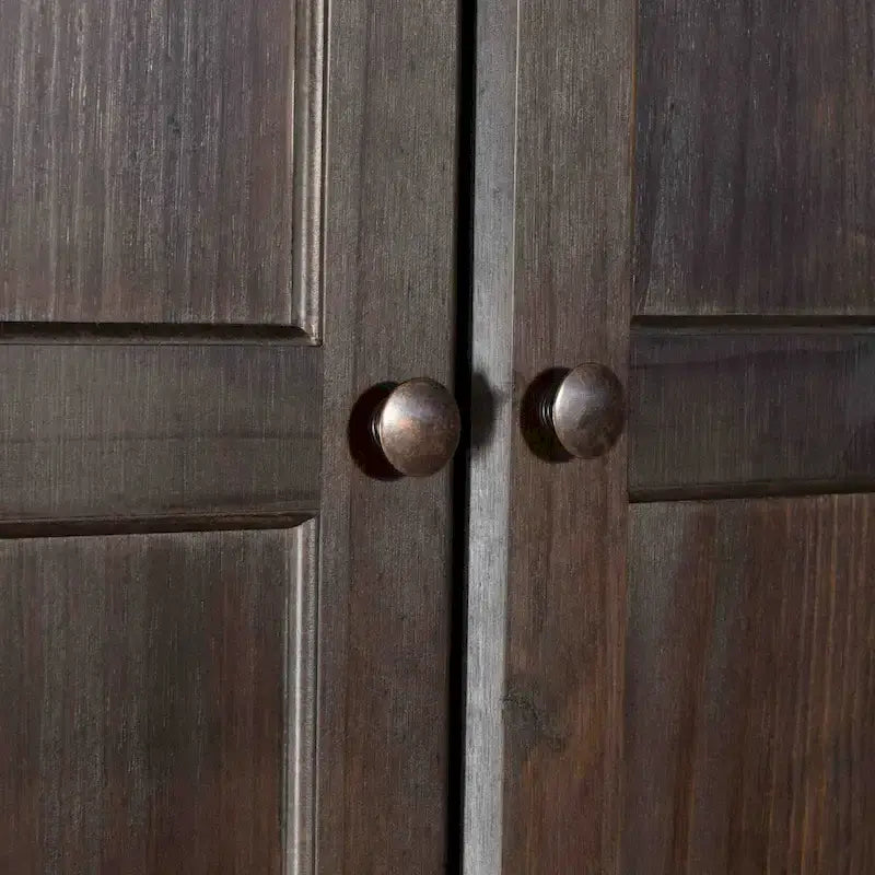 Kleiderschrank aus Massivholz mit 2 Türen – 41 x 72 x 22