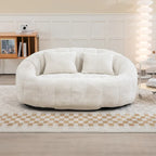 Fauteuil poire en chenille, canapé relaxant
