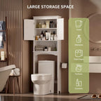 Armoire de rangement pour salle de bains, meuble de rangement pour toilettes, étagère de salle de bains au-dessus des toilettes, toilettes gain de place