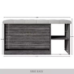 ChaletPosh Storage Shoes Bench