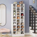 Tribesigns 10-Tier Shoe Storage Cabinet with 30 Cubbies