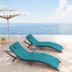 Kullavik 3-teiliges Outdoor-Loungesessel-Set