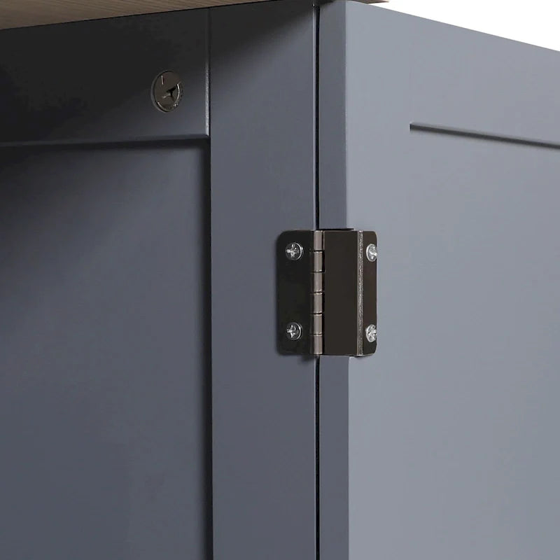 VEIKOUS Bathroom Floor Storage Cabinet with 4 Drawers