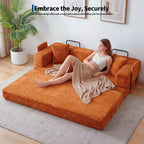 80.7 5-in-1 slaapbank met slaapfunctie ??Corduroy, 1200 lbs, geen montage