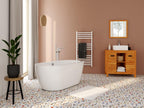 Baignoire ?lot - 178L - 149x75x58cm - Blanche - Acrylique - Doucezen