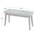 Simple Living Nettie-eetset van massief hout, 4-delig