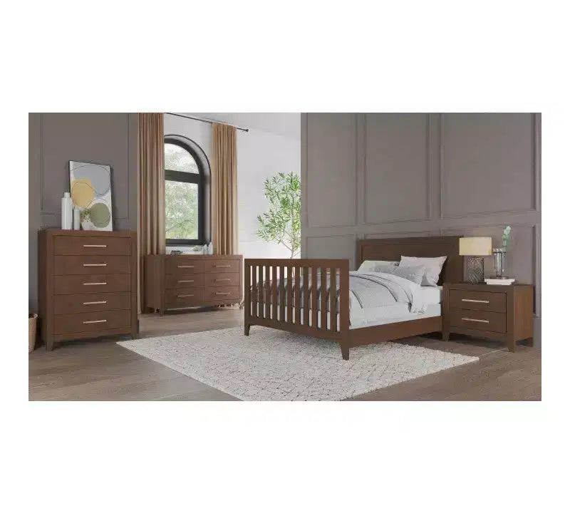 Child Craft Kieran babybed, dubbele commode en ladekast als 3-delige babykamerset, inclusief 4-in-1 ombouwbaar babybed, commode en ladekast