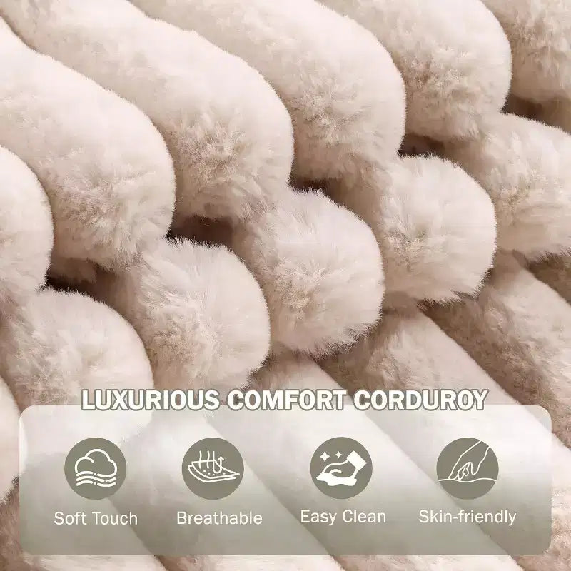 Fauteuil méridienne surdimensionné d’intérieur avec pouf de rangement, canapé-lit en velours côtelé rembourré style nuage avec 3 coussins, fauteuil convertible une place