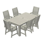 HIGHWOOD PROFESSIONAL 7-teiliges Garten-Ess-Set 42x72