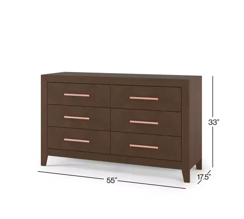 Child Craft Kieran babybed, dubbele commode en ladekast als 3-delige babykamerset, inclusief 4-in-1 ombouwbaar babybed, commode en ladekast