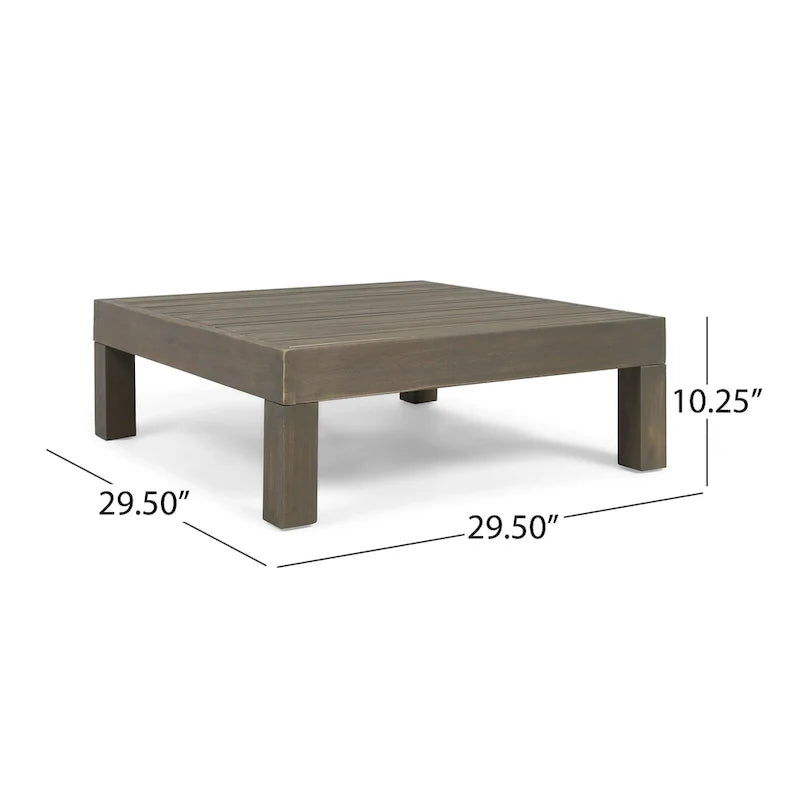 Brava 6-teiliges Outdoor-Set aus Akazienholz von Christopher Knight Home