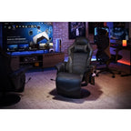 Fauteuil de gaming inclinable avec repose-pieds