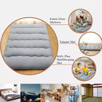 Japans futonmatras, opvouwbare slaapmat voor op de vloer, tatamimat voor thuis, kamperen en als matras