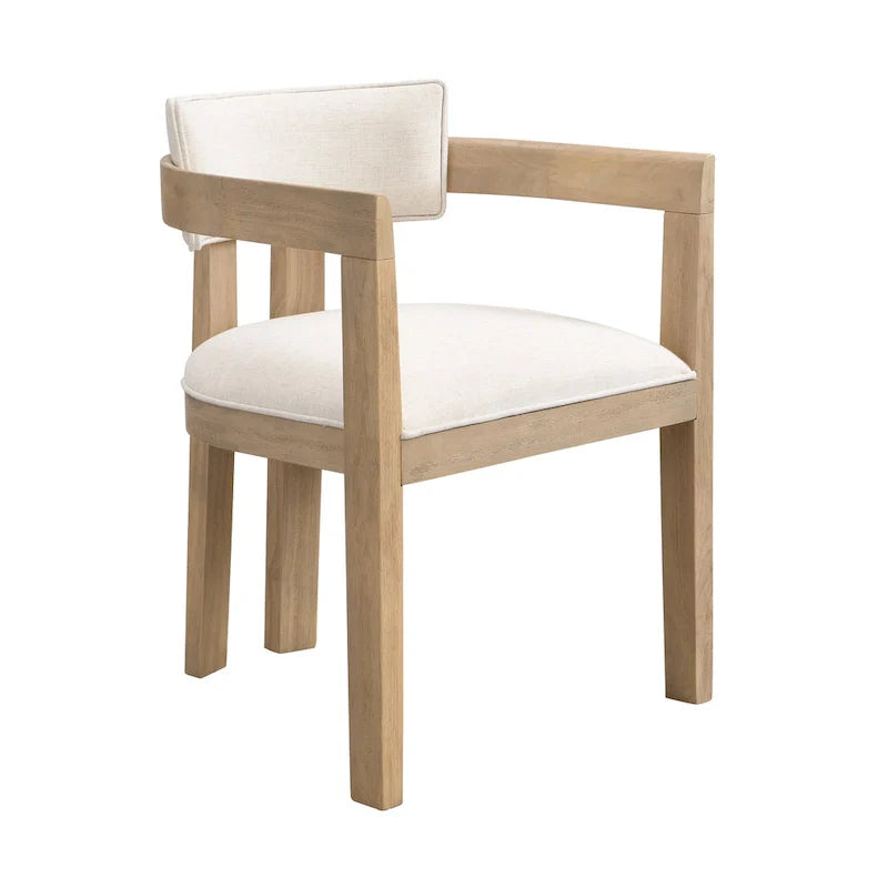 Chaise de salle à manger moderne et raffinée Conrad avec accoudoirs, par Christopher Knight Home