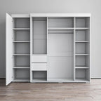 Three-Mirror Wardrobe