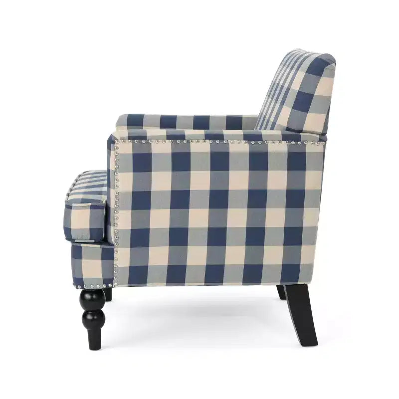 Christopher Knight Home Harrison Contemporary Fabric Upholstered Club Chair with Nailhead Trim