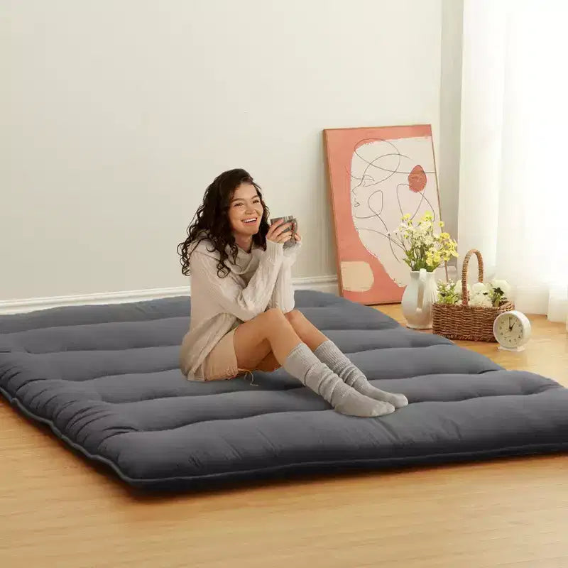 Matelas futon japonais, tapis de sol pliable pour dormir, tatami pour la maison et le camping