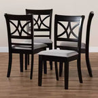 Ensemble de 4 chaises de salle à manger Clarke - Baxton Studio